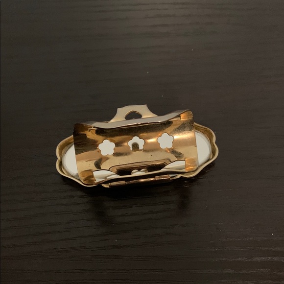 Cloisonne Lipstick Holder with Flip Up Mirror - Picture 3 of 7